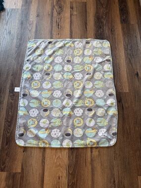 Garanimals Gray Baby Blanket Yellow Sherpa Animals Owl Giraffe Elephant Unisex